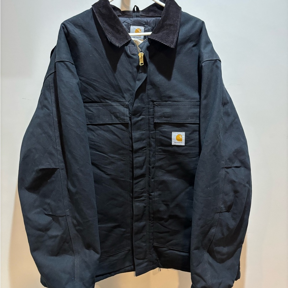 Vintage Carhartt Quilted duck cotton jacket 14806 Men's XXL - Picture 1 of 13